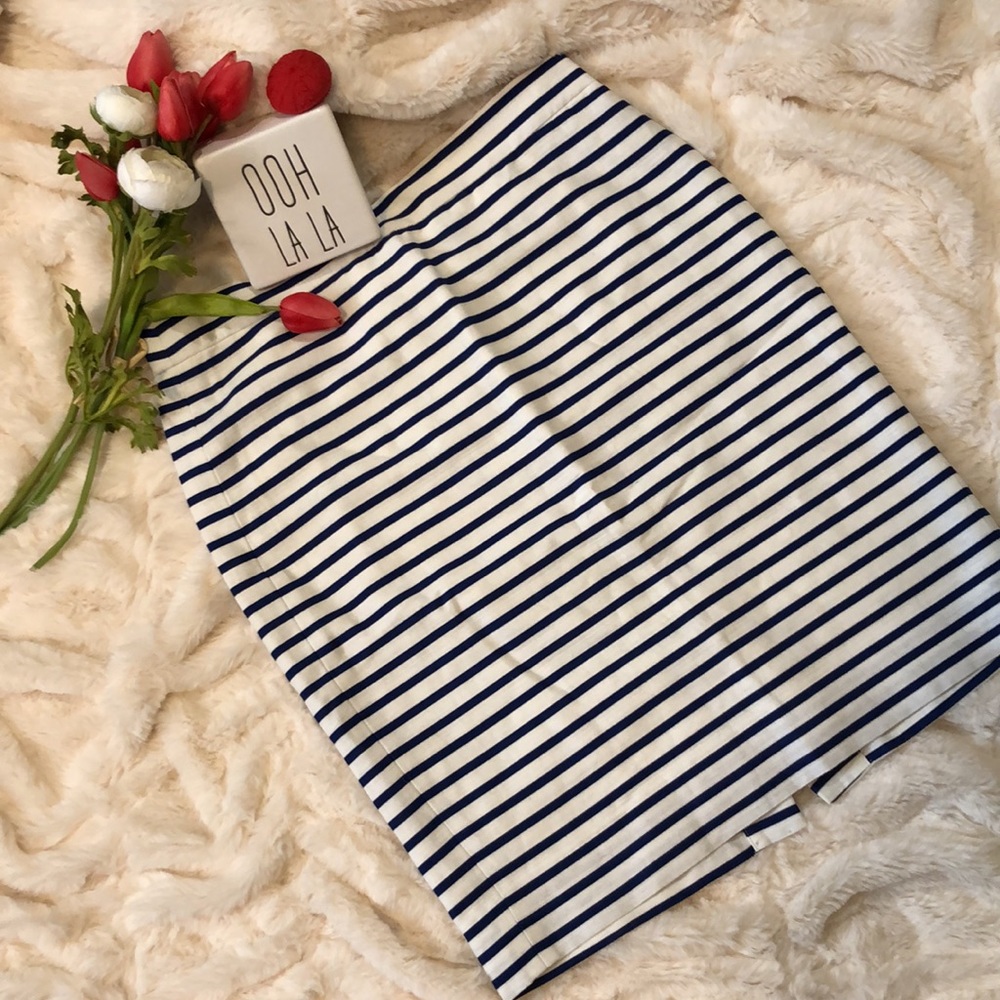 JCREW Stripes skirt